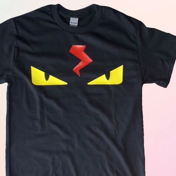 Black Monster Bug Eye Tee, Unisex, Size Small-3XL - Picture 8 of 8